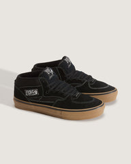 Women|Men Vans Skate Half Cab Shoe in Gum Black / White