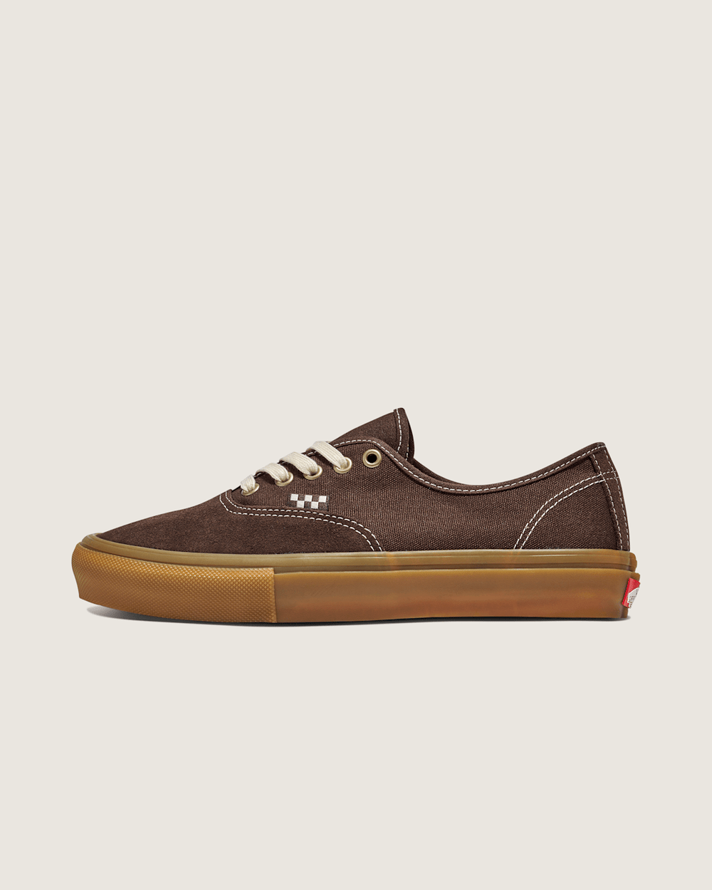 Women|Men Vans Skate Authentic Shoe in Gum Brown