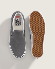 Women|Men Vans Skate Slip-On in Silver Grey