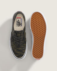 Women|Men Vans Skate Authentic Shoe in Camo Green / Black