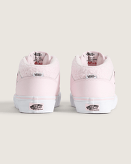 Women|Men Vans Skate Half Cab Shoe in Pink / White