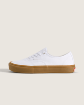 Women|Men Vans Skate Authentic Gum Shoe in White