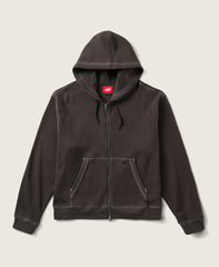 Women|Men Vans Skate Zip Thermal Hoodie in Faded Black