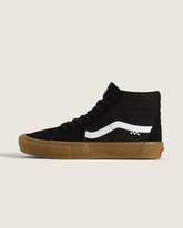 Women|Men Vans Skate Sk8-Hi Black/Gum Skate Shoe