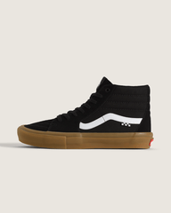 Women|Men Vans Skate Sk8-Hi Black/Gum Skate Shoe