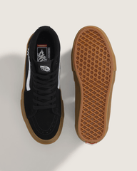 Women|Men Vans Skate Sk8-Hi Black/Gum Skate Shoe