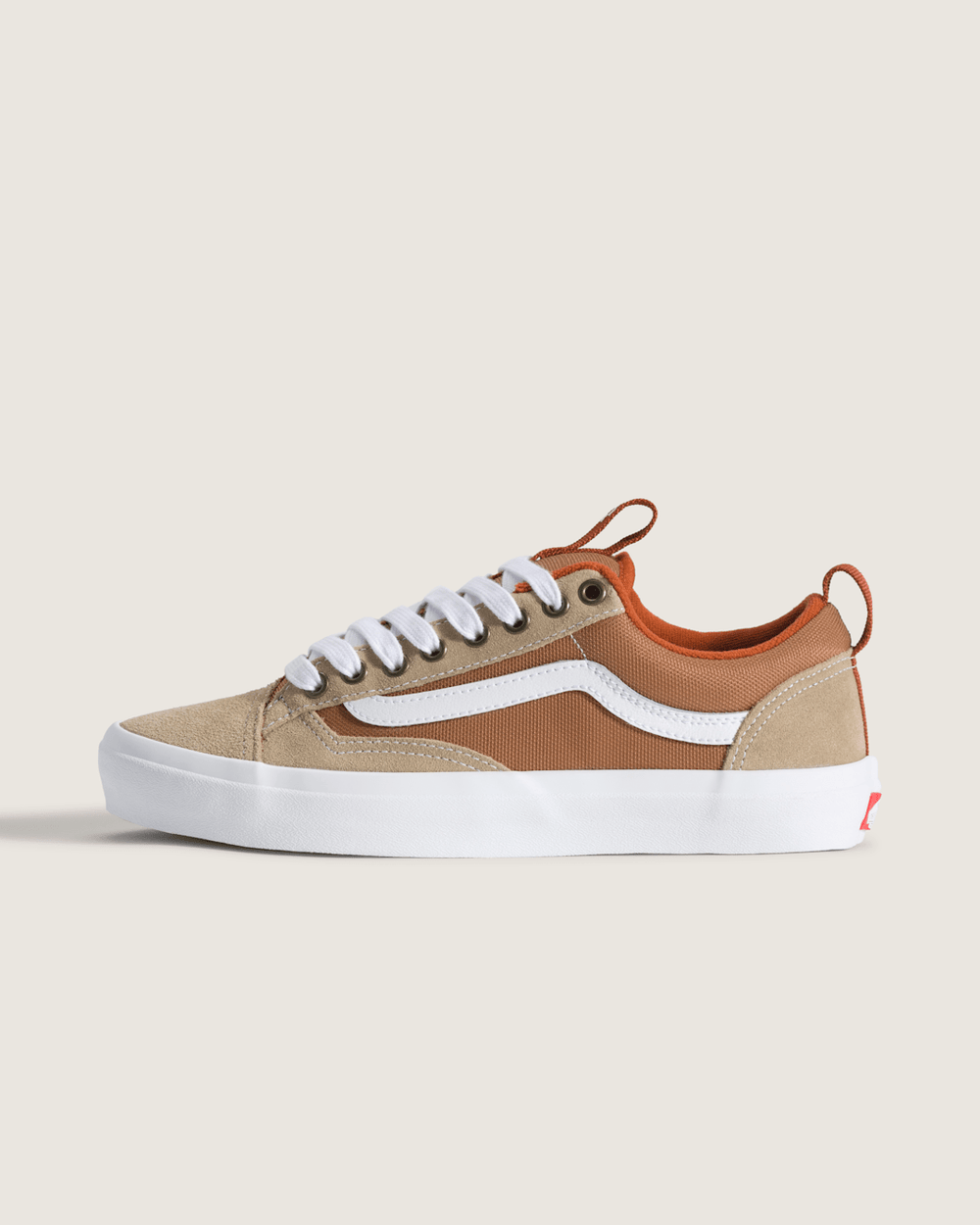 Women|Men Vans Skate Old Skool 36+ Shoe in Khaki Brown / Burnt Orange
