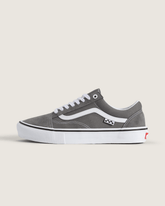 Women|Men Vans Skate Old Skool Shoe in Pewter Grey / White