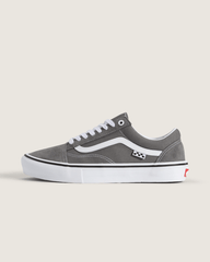 Women|Men Vans Skate Old Skool Shoe in Pewter Grey / White