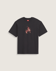 Women|Men Vans Skate Flame T-Shirt in Black