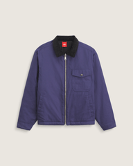 Women|Men Vans Skate Garage Reversible Jacket in Deep Twilight Blue