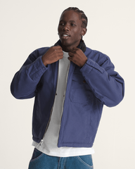 Women|Men Vans Skate Garage Reversible Jacket in Deep Twilight Blue