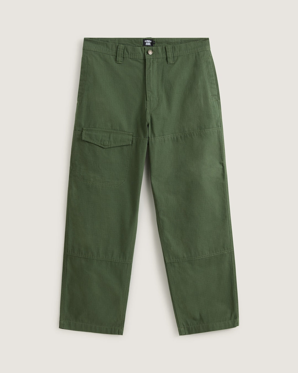 Women|Men Vans Skate Loose Cargo Pants by Atiba Jefferson in Atiba Pine Forest Green