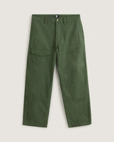 Women|Men Vans Skate Loose Cargo Pants by Atiba Jefferson in Atiba Pine Forest Green