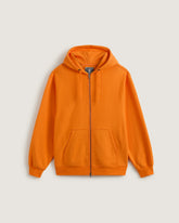 Women|Men Vans Skate Zip Hoodie by Atiba Jefferson in Atiba Solar Orange