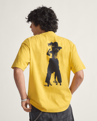 Women|Men Vans Skate Hug T-Shirt by Atiba Jefferson in Atiba Spicy Mustard Yellow