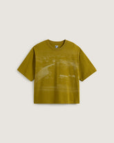 Women|Men Vans Skate Hillz Bomb Short T-Shirt by Atiba Jefferson in Atiba Burnt Gold Yellow