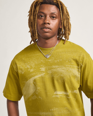 Women|Men Vans Skate Hillz Bomb Short T-Shirt by Atiba Jefferson in Atiba Burnt Gold Yellow