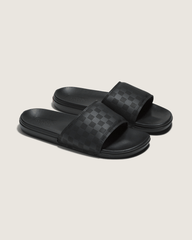 Women|Men Vans La Costa Slide-On Checkerboard Black/Black Sandals
