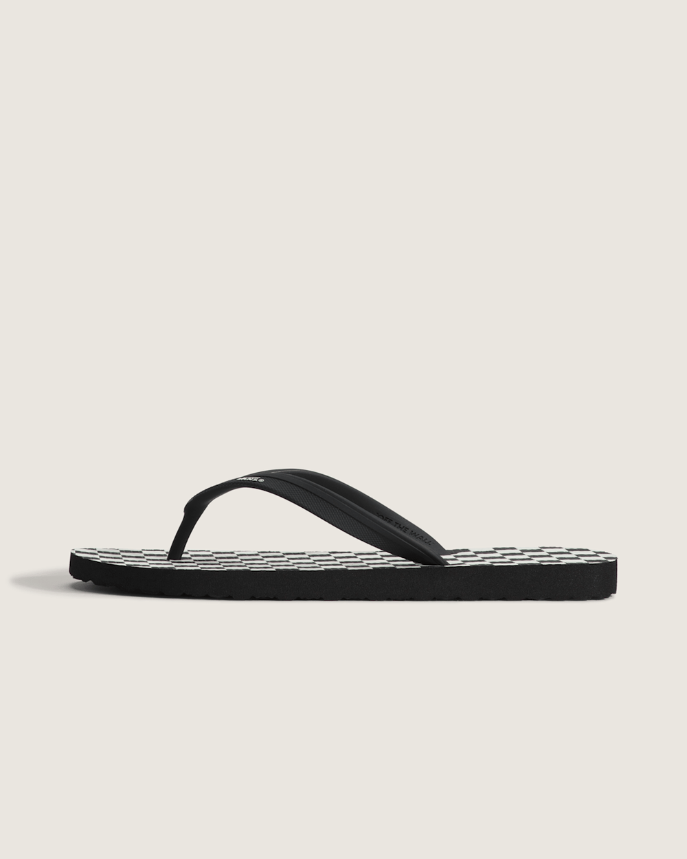 Women|Men Vans Makena Checkerboard Sandal in Checkerboard Black / Marshmallow White
