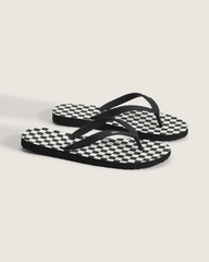 Women|Men Vans Makena Checkerboard Sandal in Checkerboard Black / Marshmallow White
