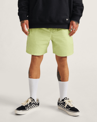 Women|Men Vans Primary Solid Elastic 17'' Boardshorts in Shadow Lime Green