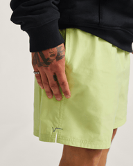 Women|Men Vans Primary Solid Elastic 17'' Boardshorts in Shadow Lime Green