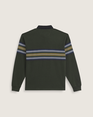 Men Vans Surge Rugby Long Sleeve Shirt in Dried Kelp Green