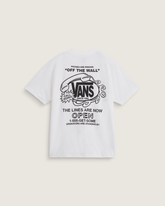 Men Vans Hot Lines T-Shirt in White