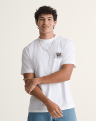 Men Vans Hot Lines T-Shirt in White