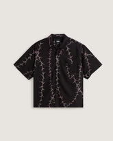Men Vans Van Doren Printed Camp Shirt in Black