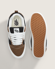 Men Vans Knu Skool Shoe in Black / Brown