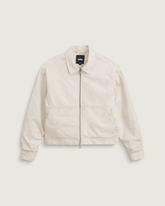 Men Vans Premium Denim Station Jacket in Natural Seed Beige