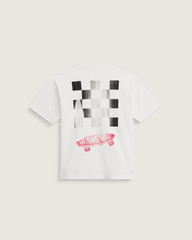 Men Vans Premium Full Deck T-Shirt in Egret White