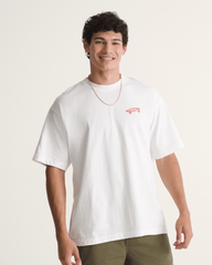 Men Vans Premium Full Deck T-Shirt in Egret White