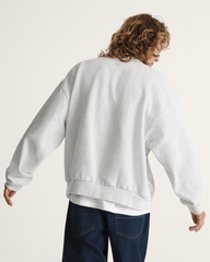 Men Vans Premium Crewneck Sweatshirts in Ash Heather Grey