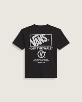 Men Vans Stockpile T-Shirt in Black / White