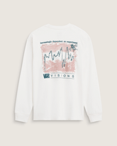 Men Vans Vans Visions Long Sleeve T-Shirt in Egret White
