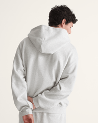 Men Vans Premium Zip Hoodie in Ash Heather Grey