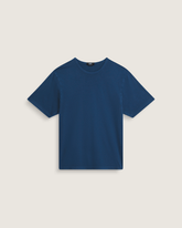 Men Vans Premium Shrunken T-Shirt in Deep Indigo Blue