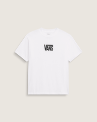 Men Vans Stretch Logo T-Shirt in White / Black