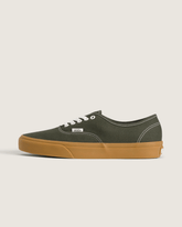 Men Vans Authentic Shoe in Gum Obsidian Fern Green
