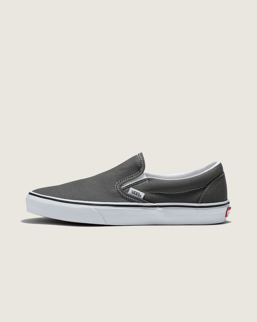 Men Vans Classic Slip-On Charcoal Classics Shoe