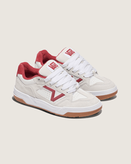 Men|Sale Vans Upland Shoe in White / Sun-Dried Tomato Red