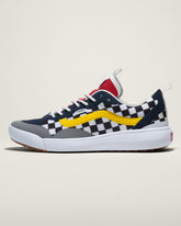 Men Vans Customs UltraRange EXO Checkerboard Shoe in Black / White