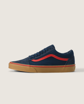 Men|Sale Vans Old Skool Gum Shoe in Navy Blue / Red