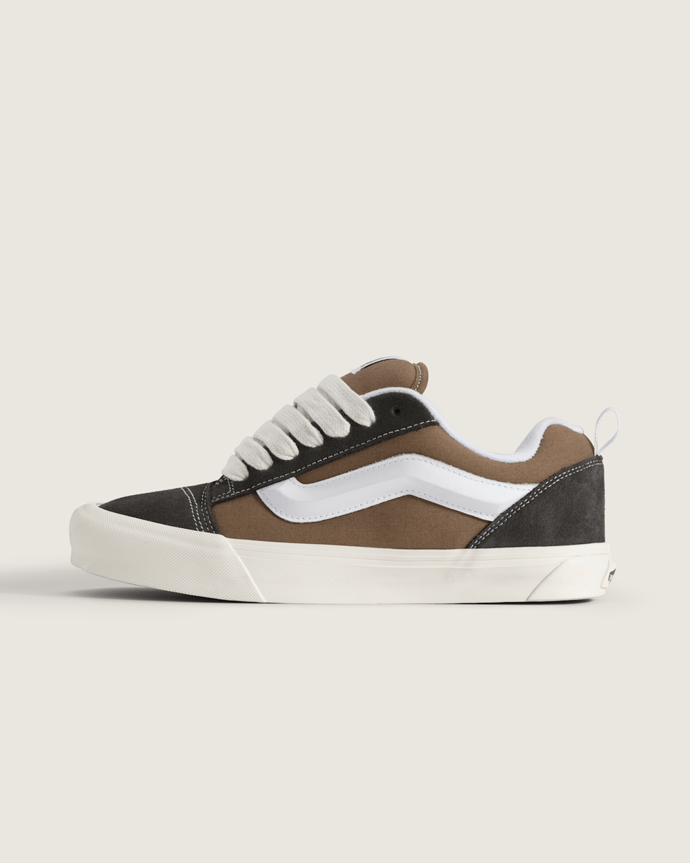 Men|Sale Vans Knu Skool Shoe in Light Brown / Dark Brown