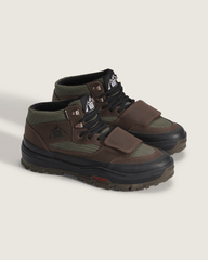 Men Vans Mountain Mid GORE-TEX Insulated Shoe in Dark Green / Dark Brown