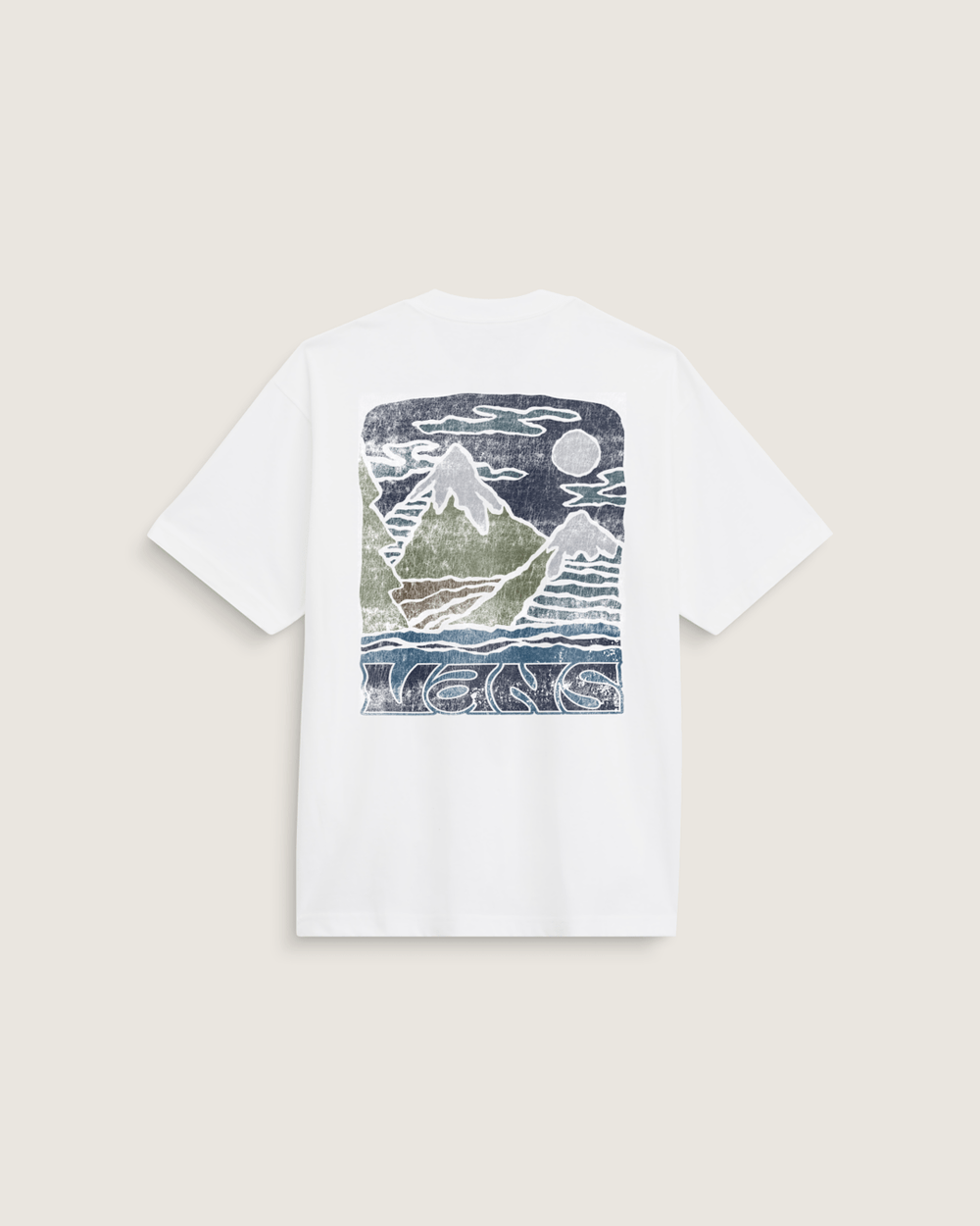 Men Vans New Heights T-Shirt in White