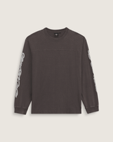 Men Vans Durham Long Sleeve Shirt in Faded Black